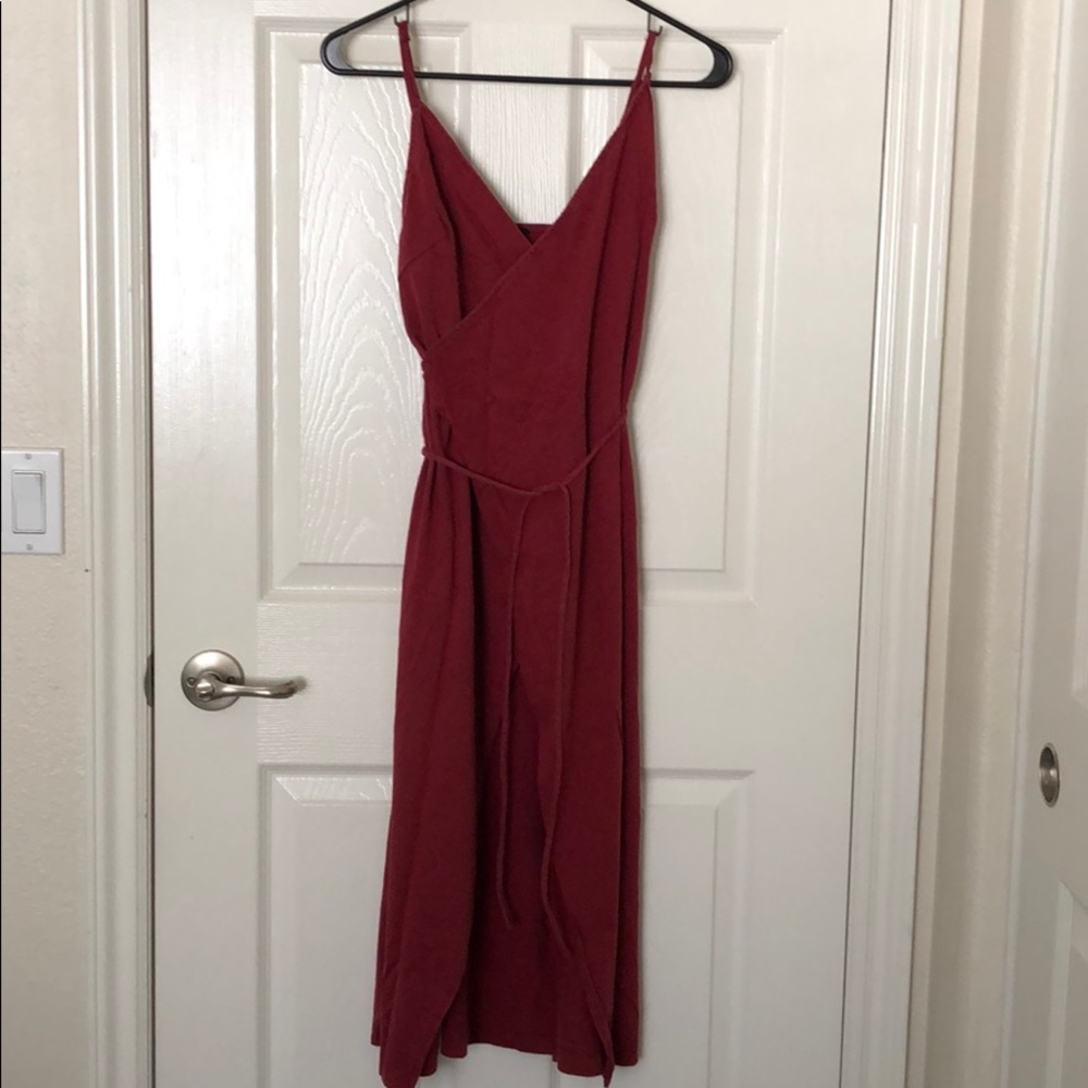 Forever 21 wrap tulip dress
